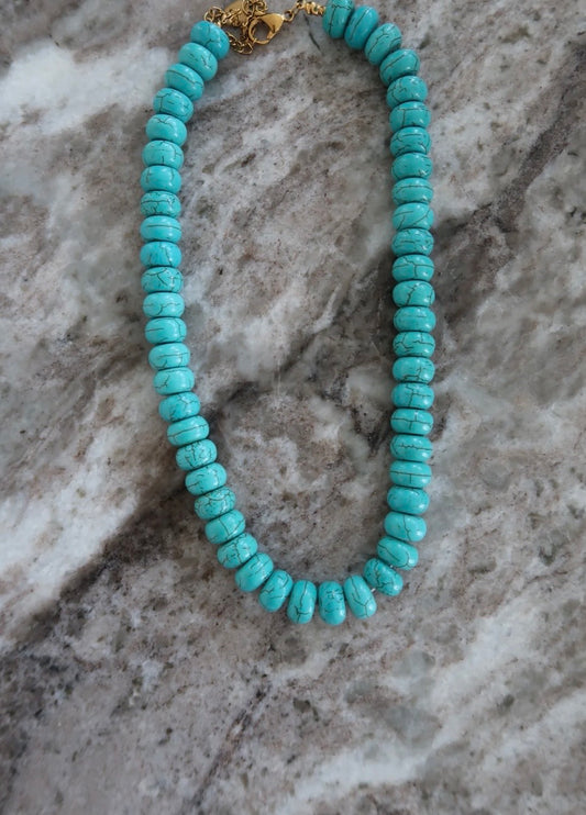 Turquoise Chunky Necklace