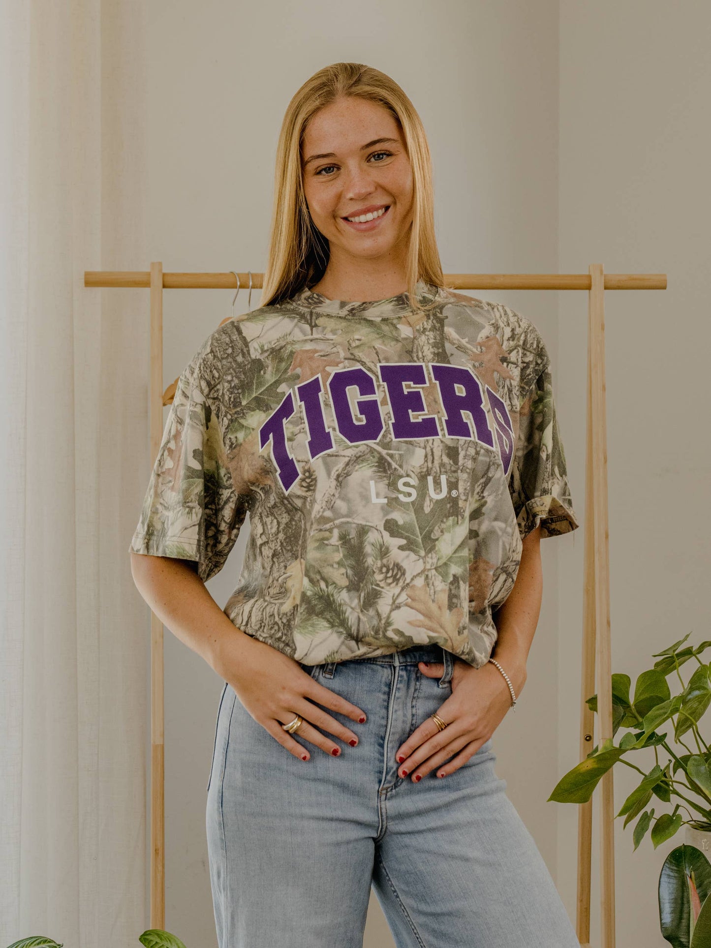 LSU Tigers Filled Gault Camo Tee