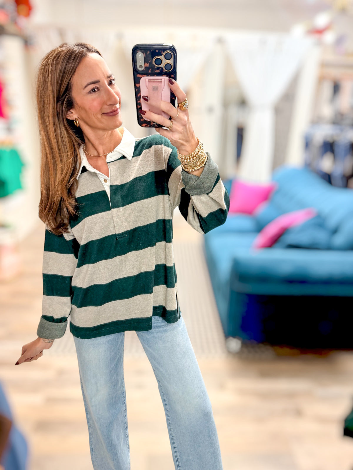 Hwy 46 High Rise Wide Leg Jeans
