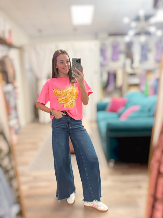 Gone Bananas Crop Tee