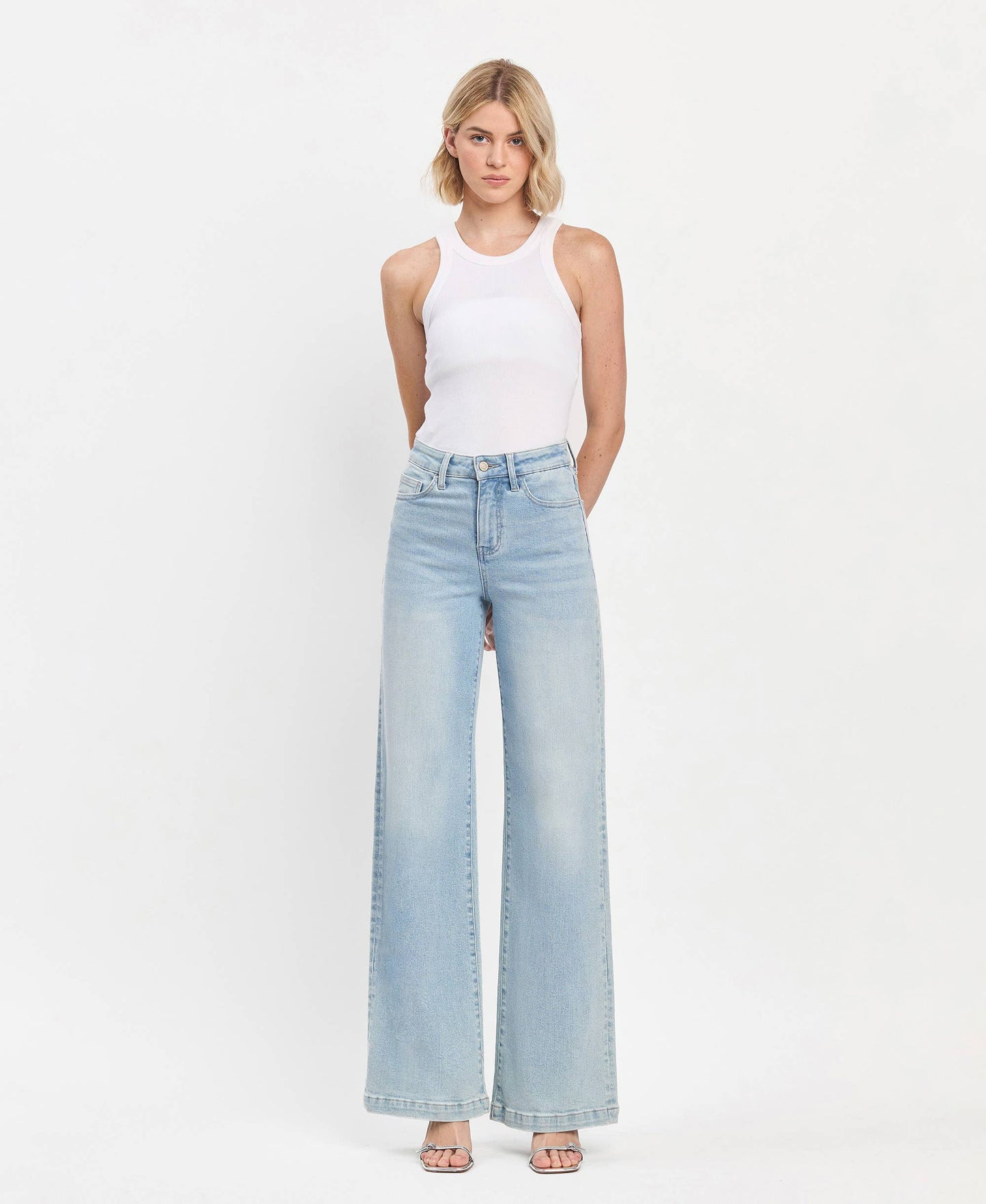 Optimistic HR Wide Leg Denim