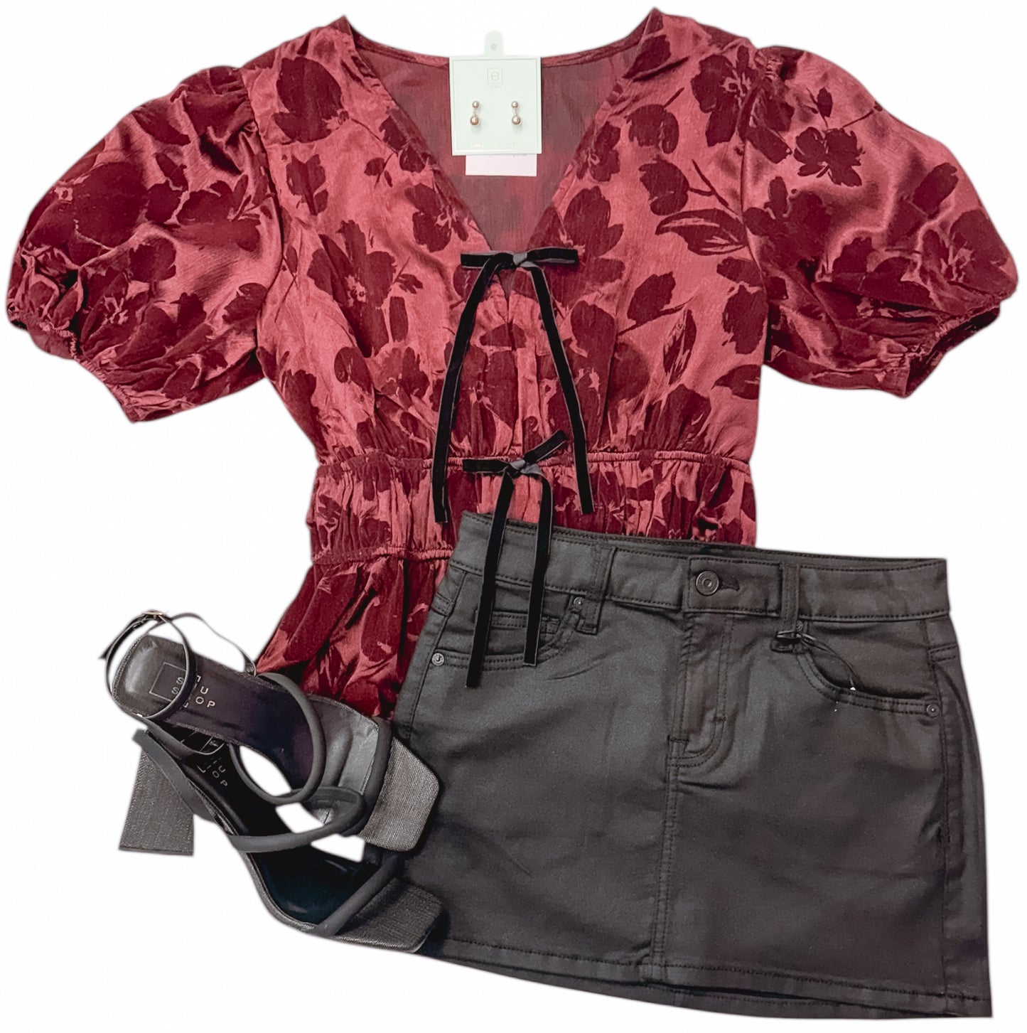 Black Micro Mini Skirt by Hidden