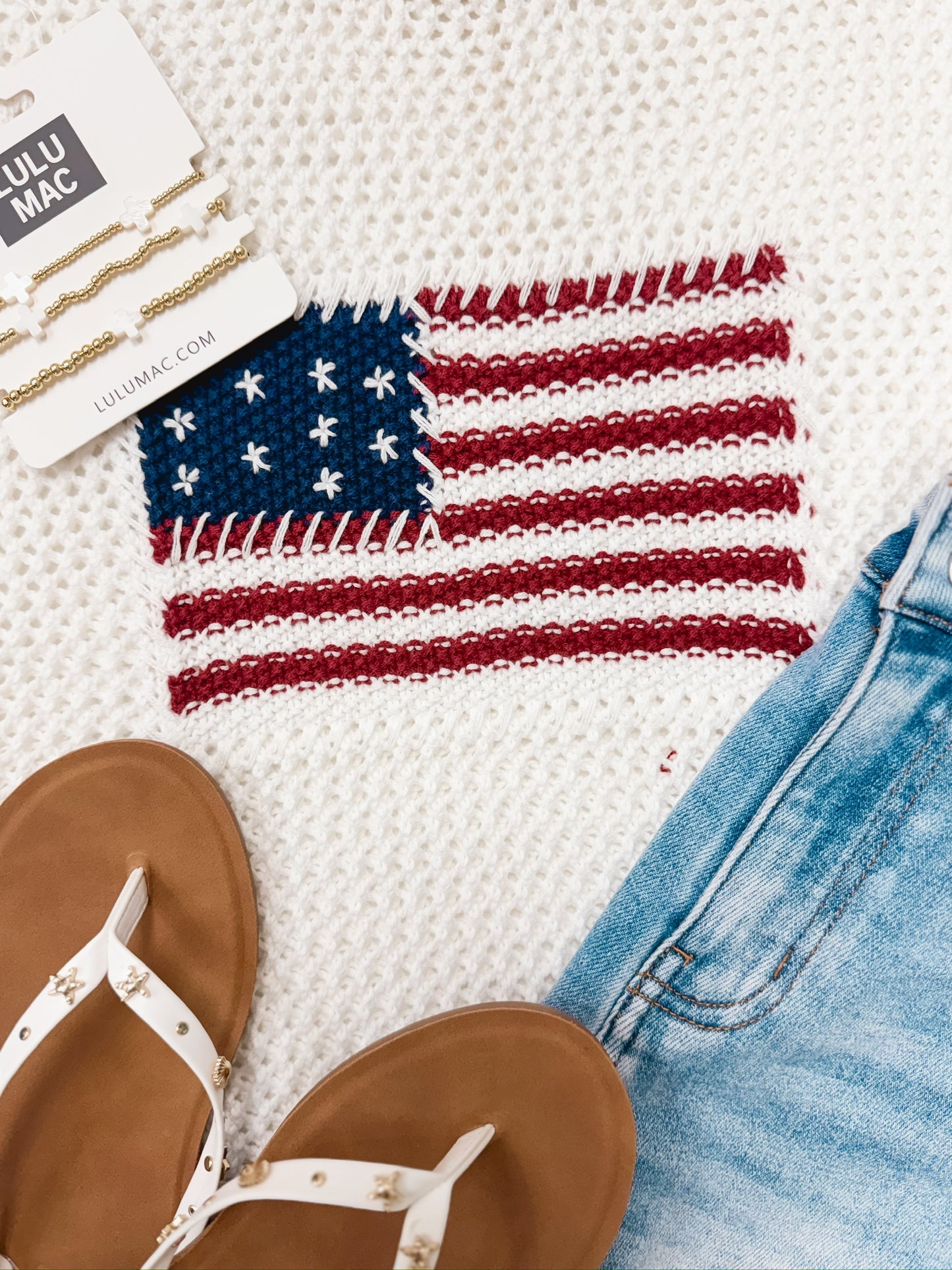 ACER FLAG KNITED TOP