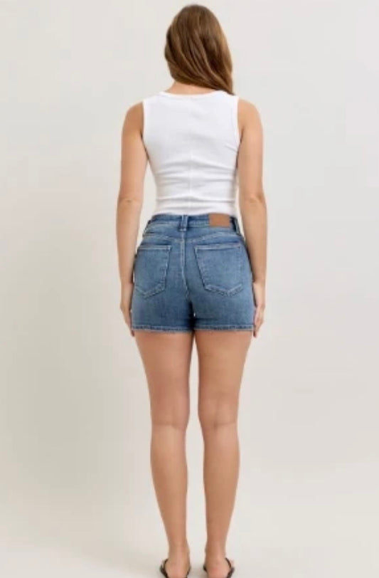 Hwy 11 HW Denim Shorts