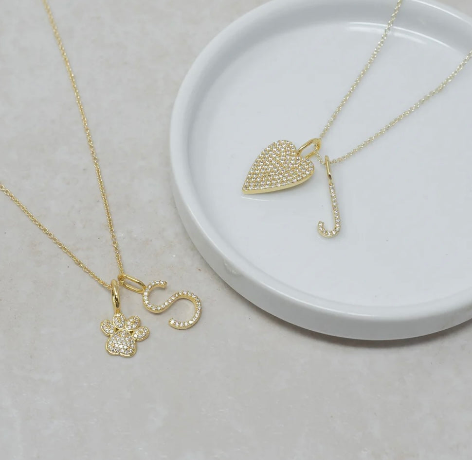 Sleek Initial Charm