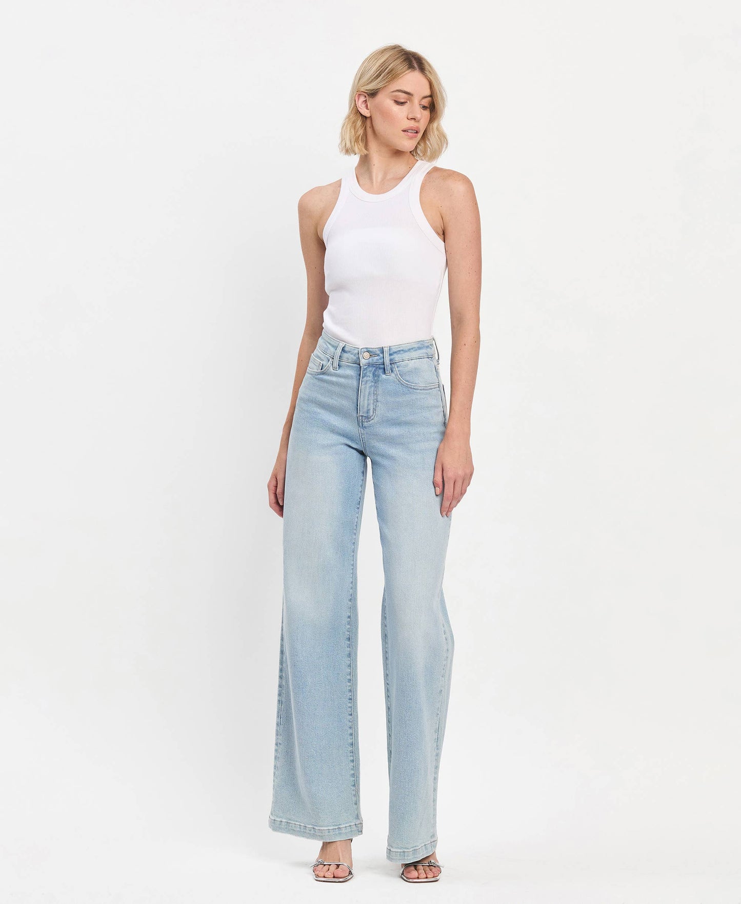 Optimistic HR Wide Leg Denim