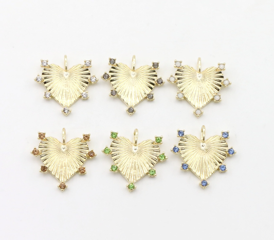 Grove Heart Charm