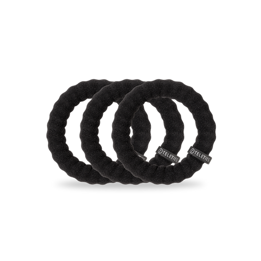 Nylon Hair Ties | Large | Jet Black