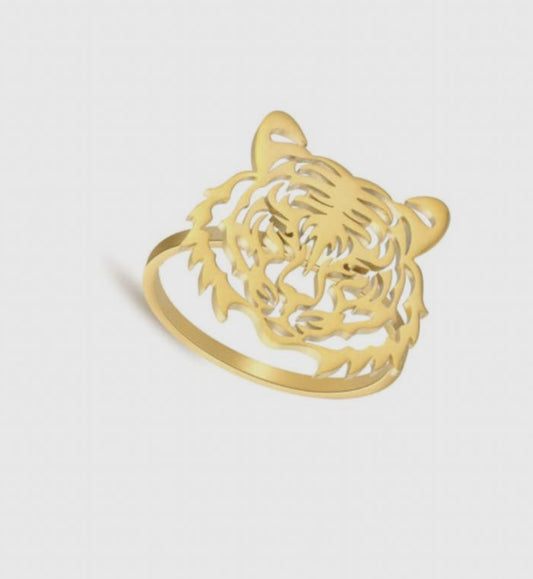 Tiger Gold Ring