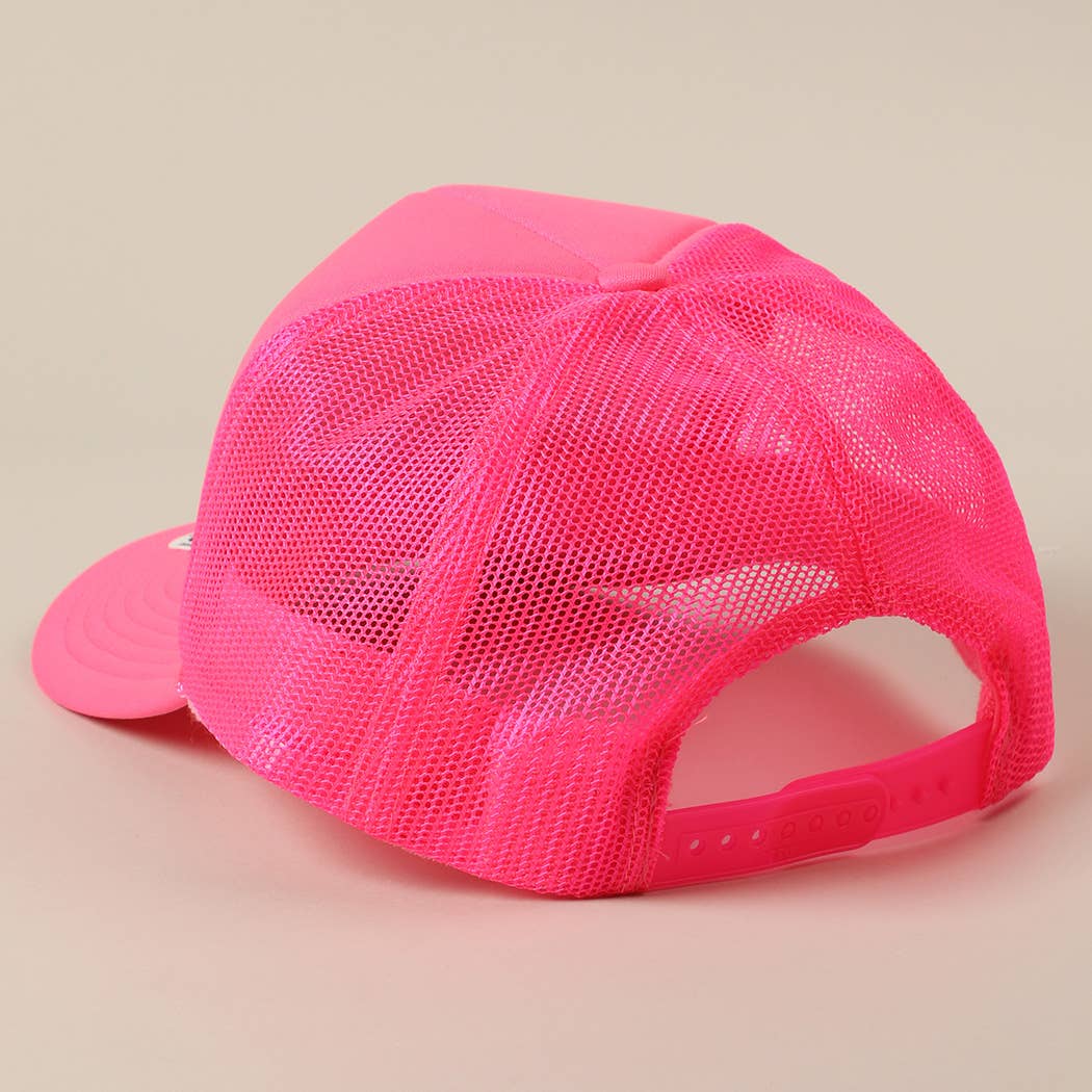 Put It On My Husband's Tab Mesh Back Foam Trucker Hat