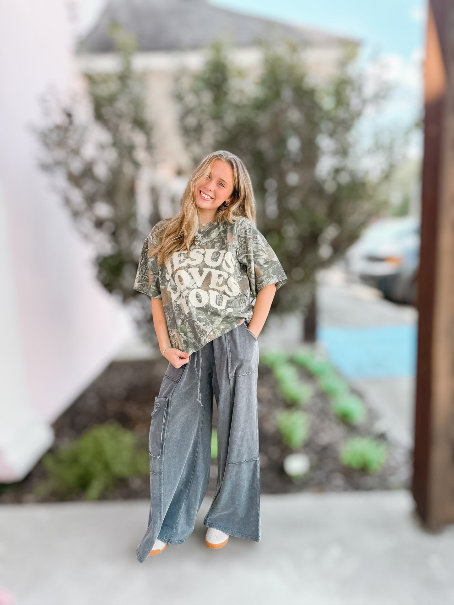 Rolling Stone Mineral Washed Terry Knit Pants