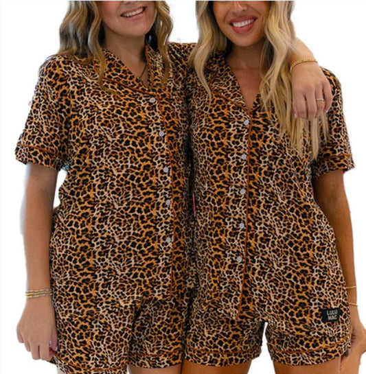 LuLu Mac Leopard PJ Set