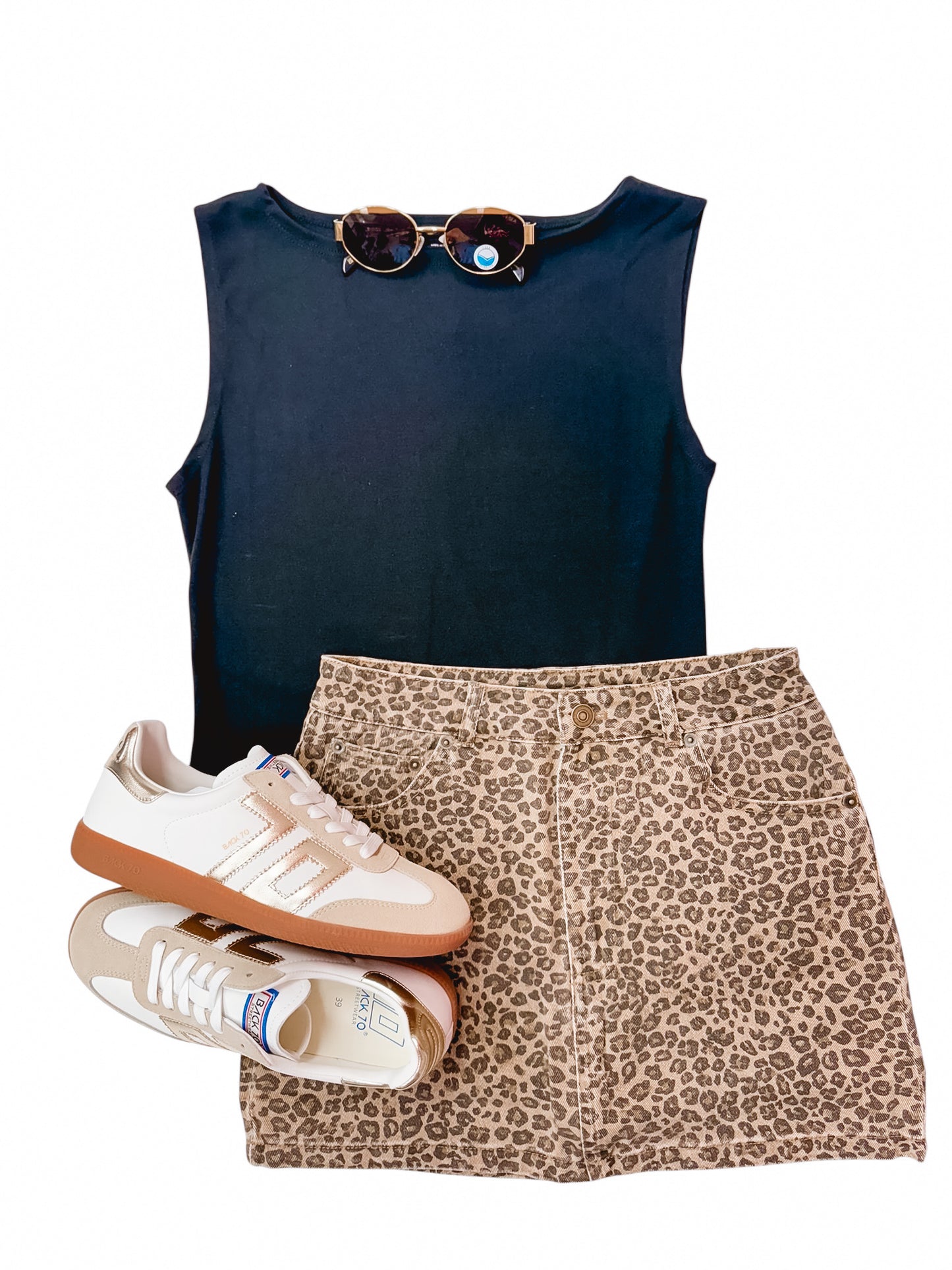Wild For You Denim Mini Skirt