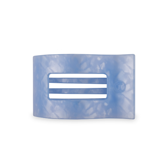 Flat Rectangle Hair Clip | Medium | Blue Lagoon