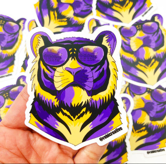GAME DAY STICKER - Team Tiger