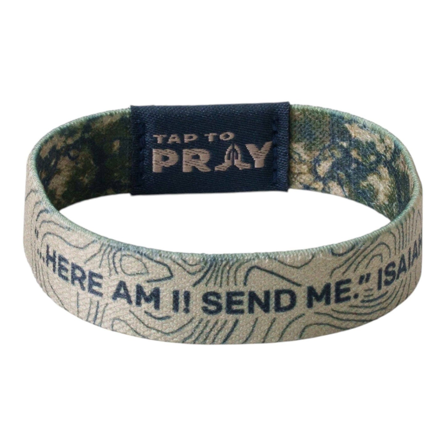 Tap To Pray® Wristband – Valor Camo