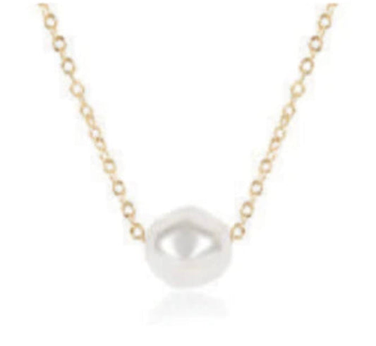 16” NECKLACE Gold - Admire Pearl