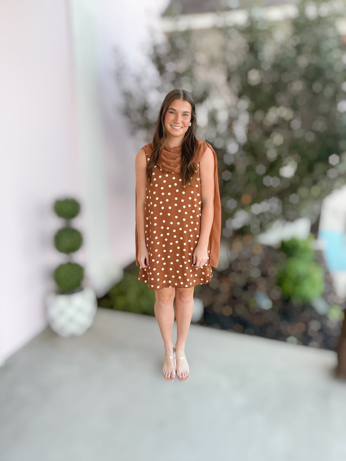 Brown Sugar Dot Dress