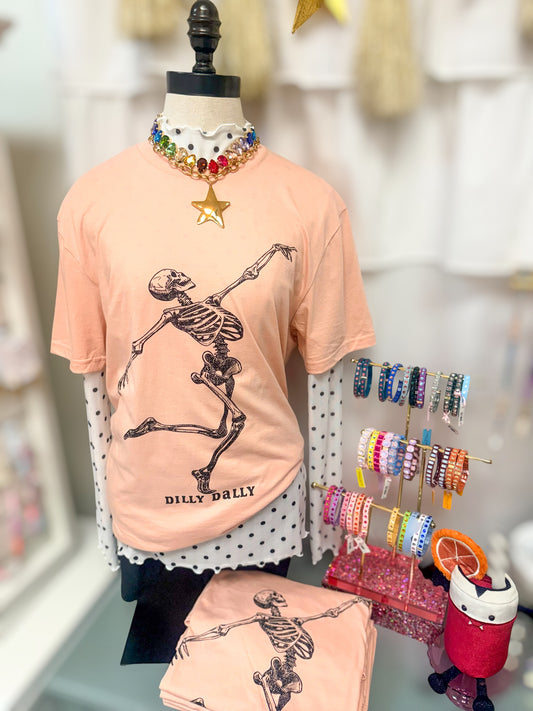 Dilly Dally Skelly Graphic Tee