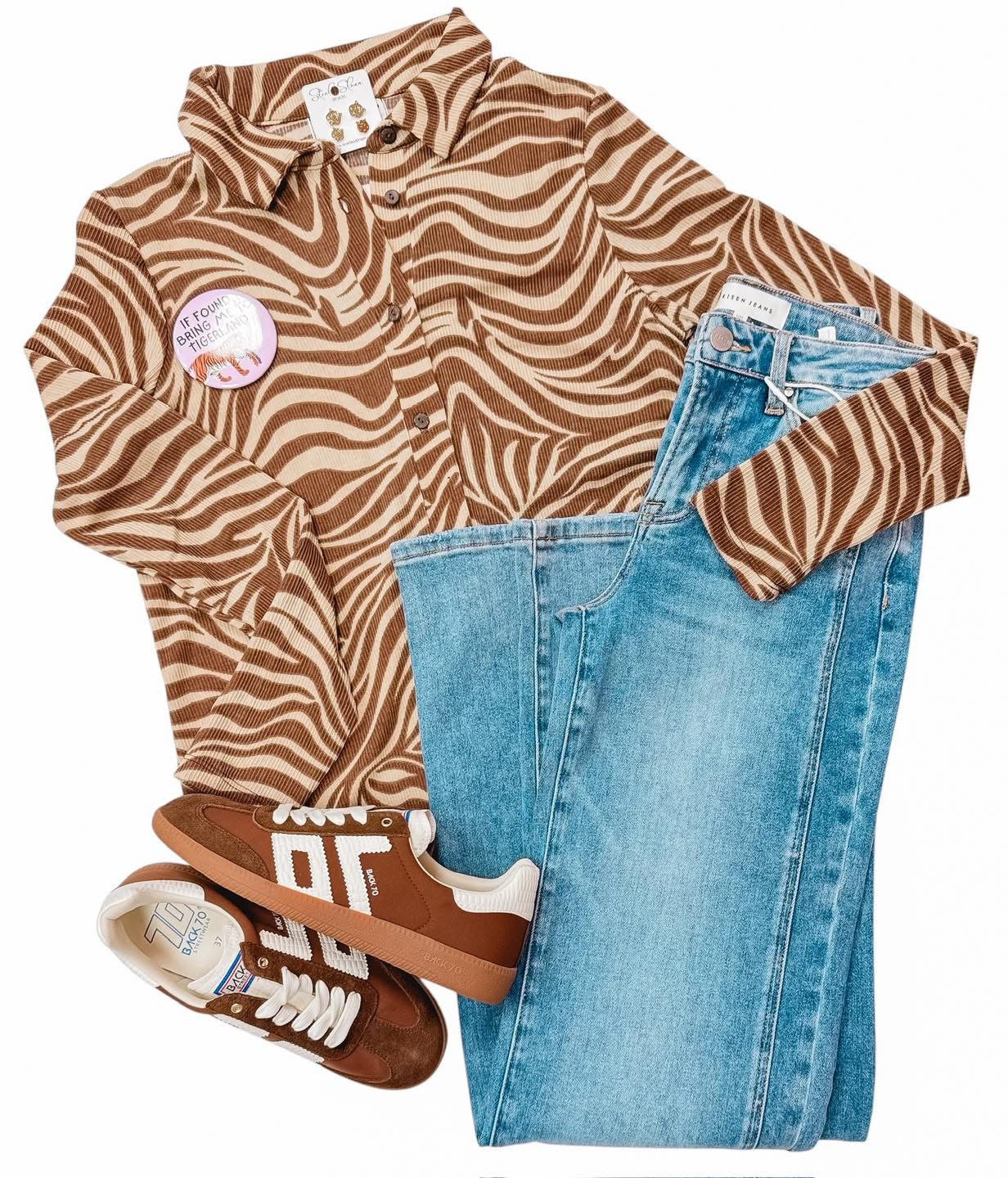 Wild Thing Button Up