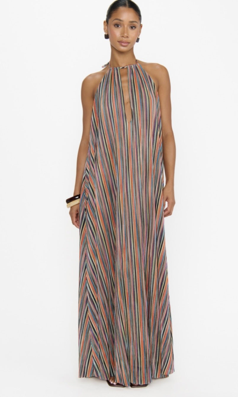 Lucille Maxi Dress Sundown Stripe Knit