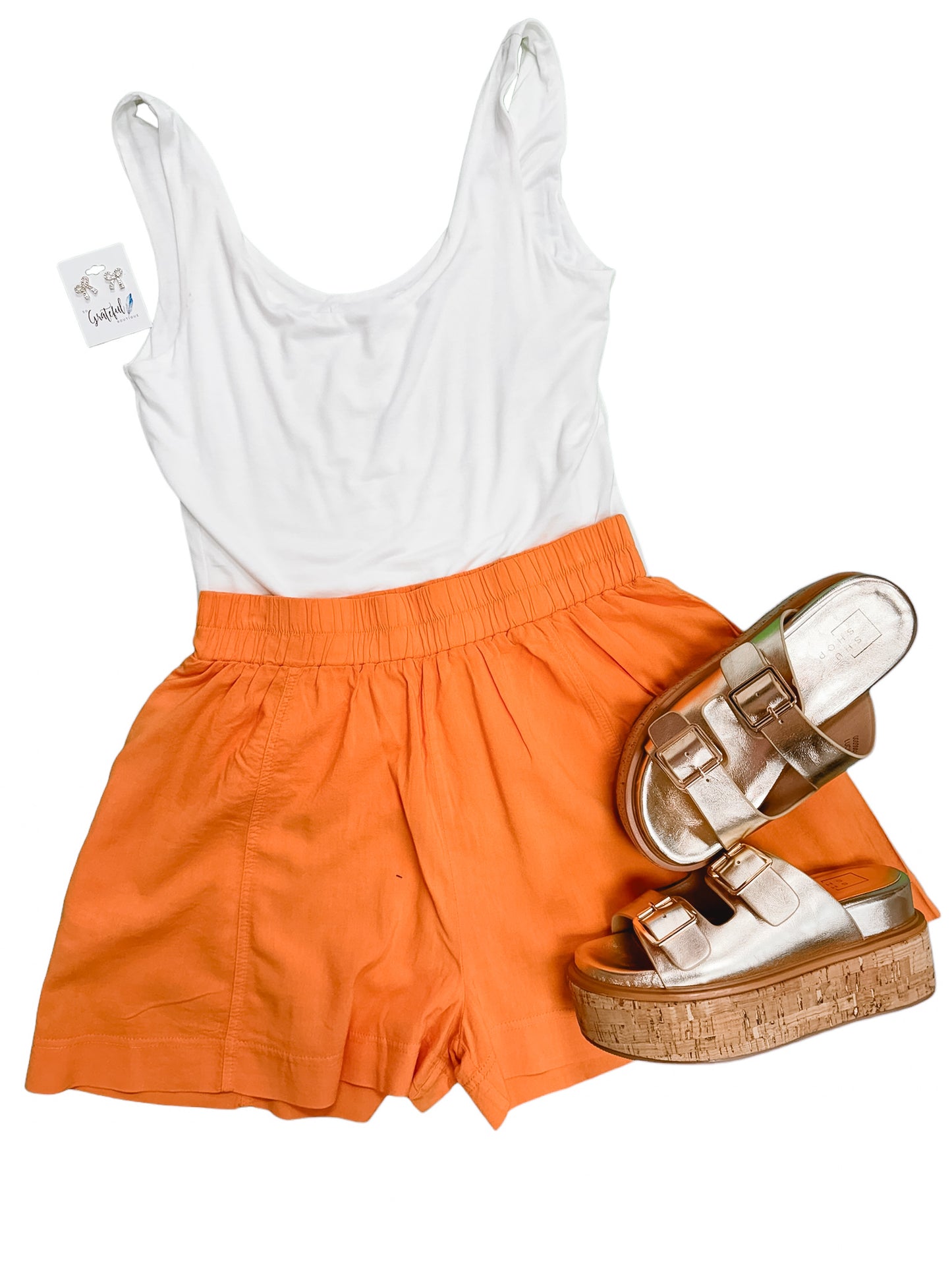 Stay Breezy Shorts Orange