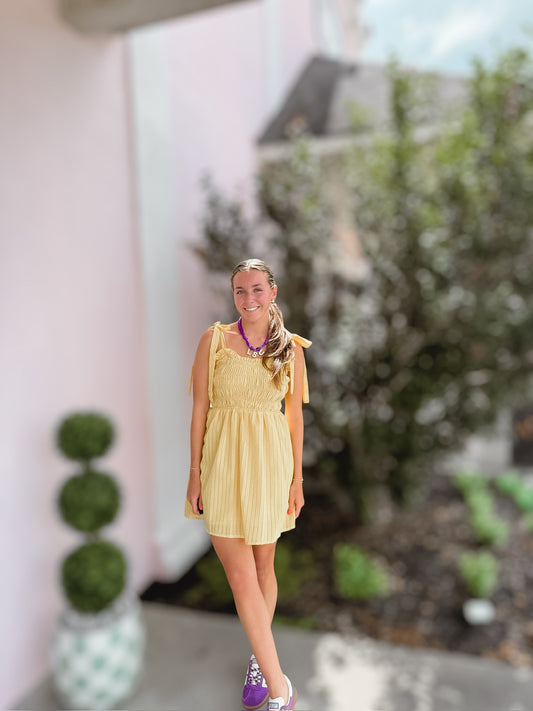 Sunshine Striped Mini Dress