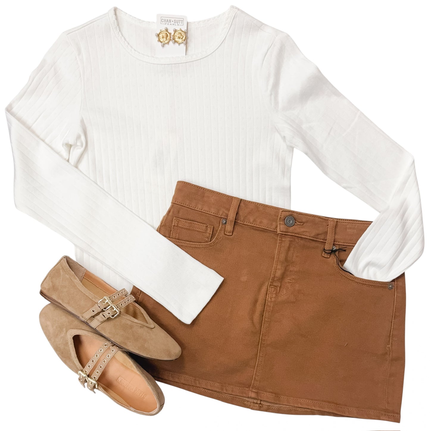 LUISA TOP White Eyelet