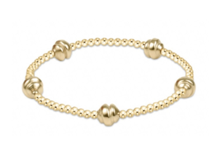 Enewton Admire Small Gold 2.5mm Bead Bracelet - Gold