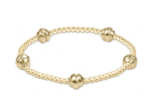 Enewton Admire Small Gold 2.5mm Bead Bracelet - Gold