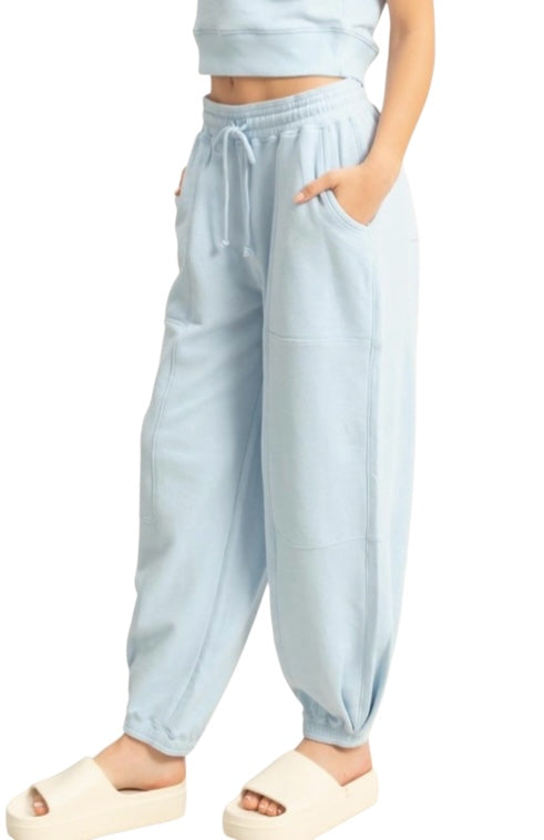 Back At Ya Ice Blue Sweatpants