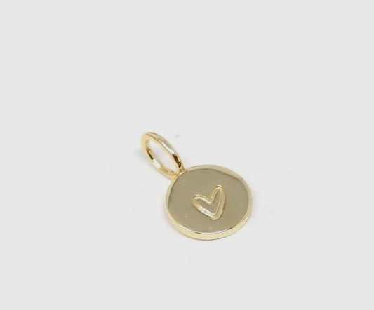 Engraved Heart Charm