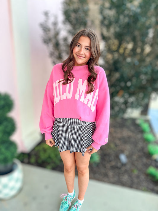 Pink/Light Pink LuLu Mac Puff Sweatshirt