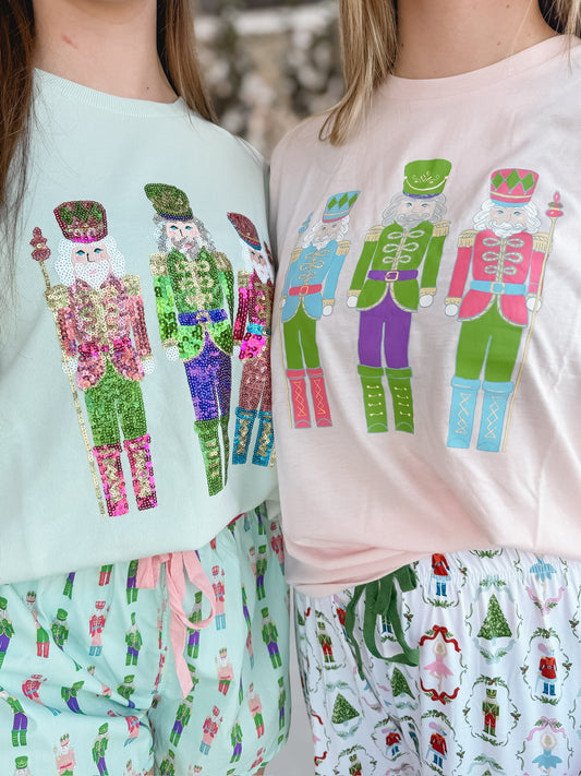 PF Doorbuster #7 Sequin Nutcracker Crewneck