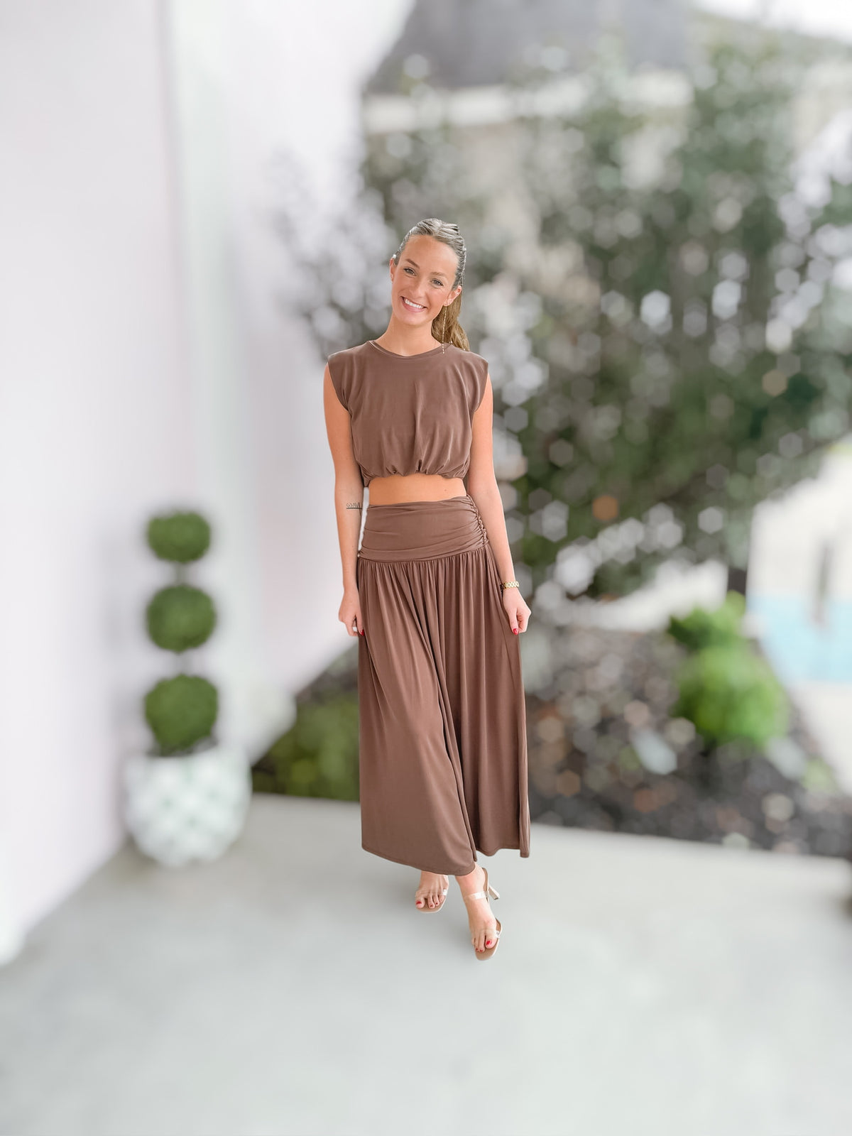 Sienna Skies Maxi Skirt Set