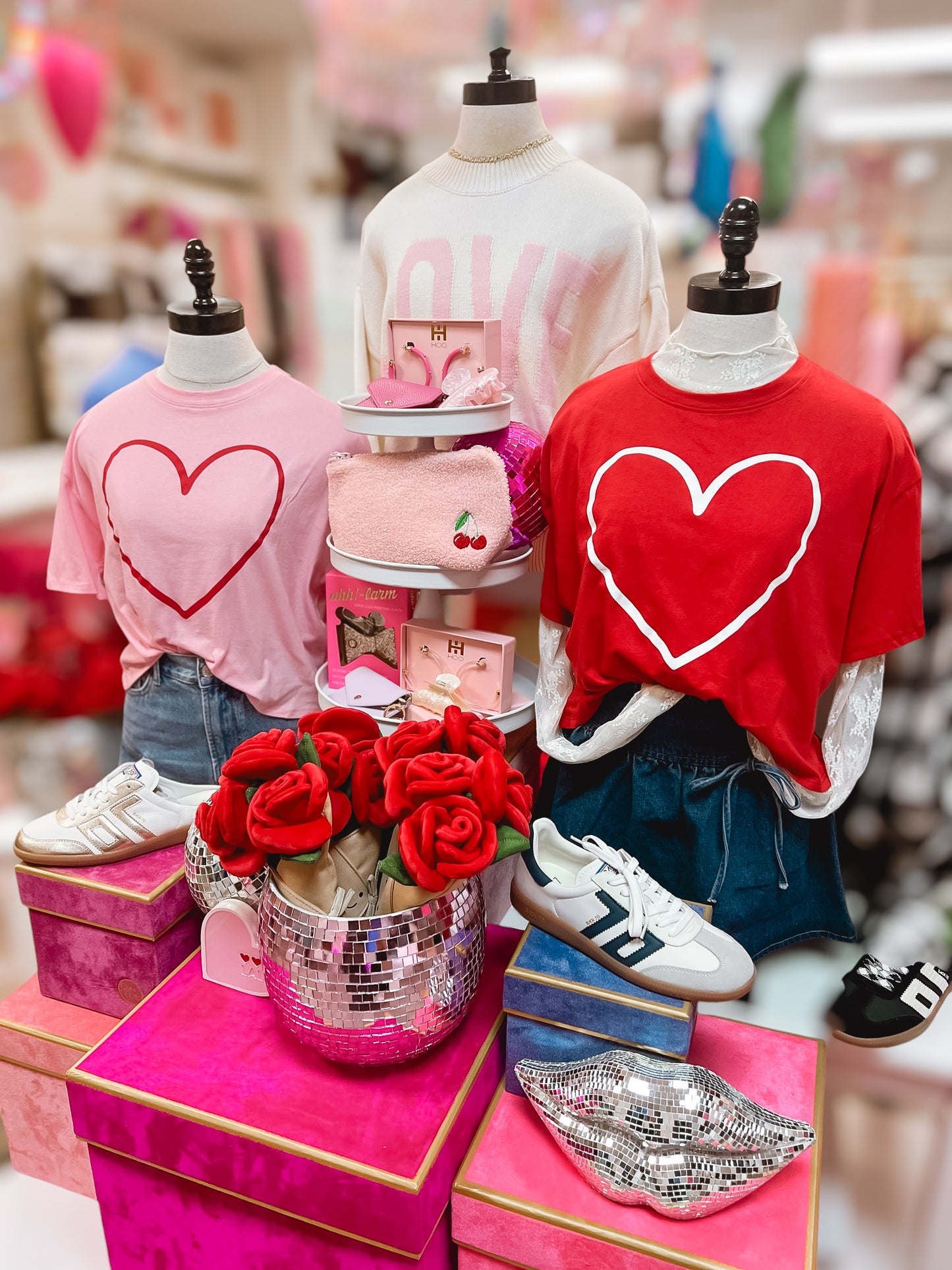 Outline My Love Ballet Pink Tee