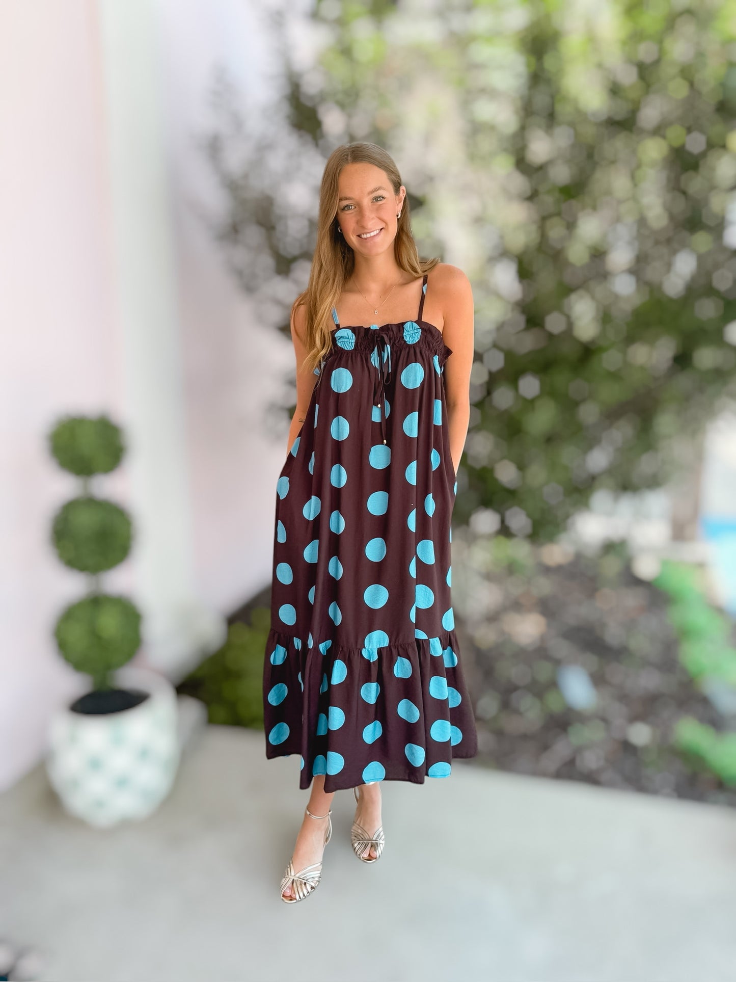Whimsy & Cocoa Midi Dress