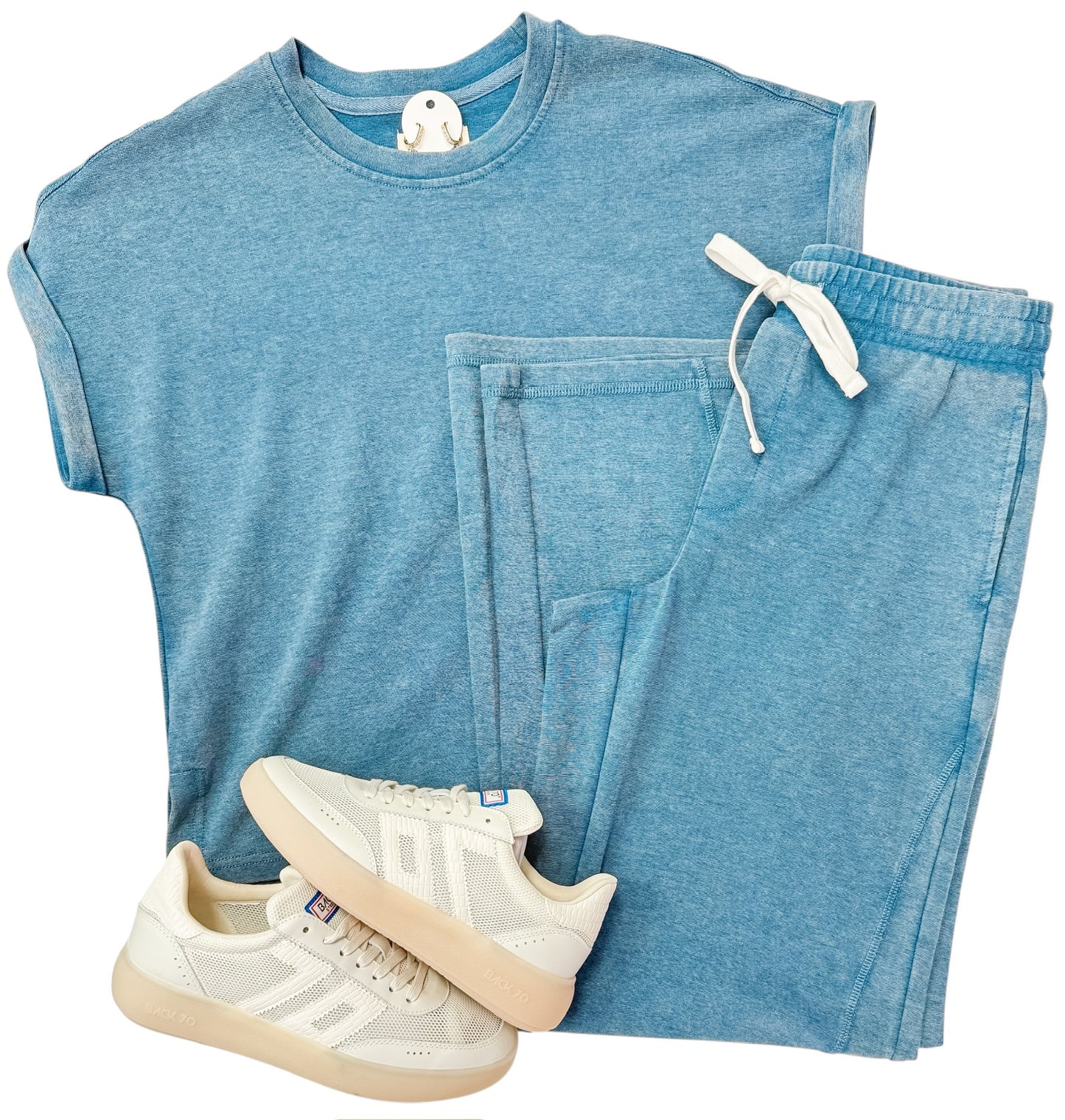 Washed Denim Nova Pants