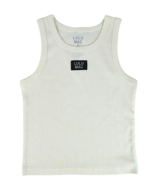 Ivory LULU MAC SOLID TANK TOPS