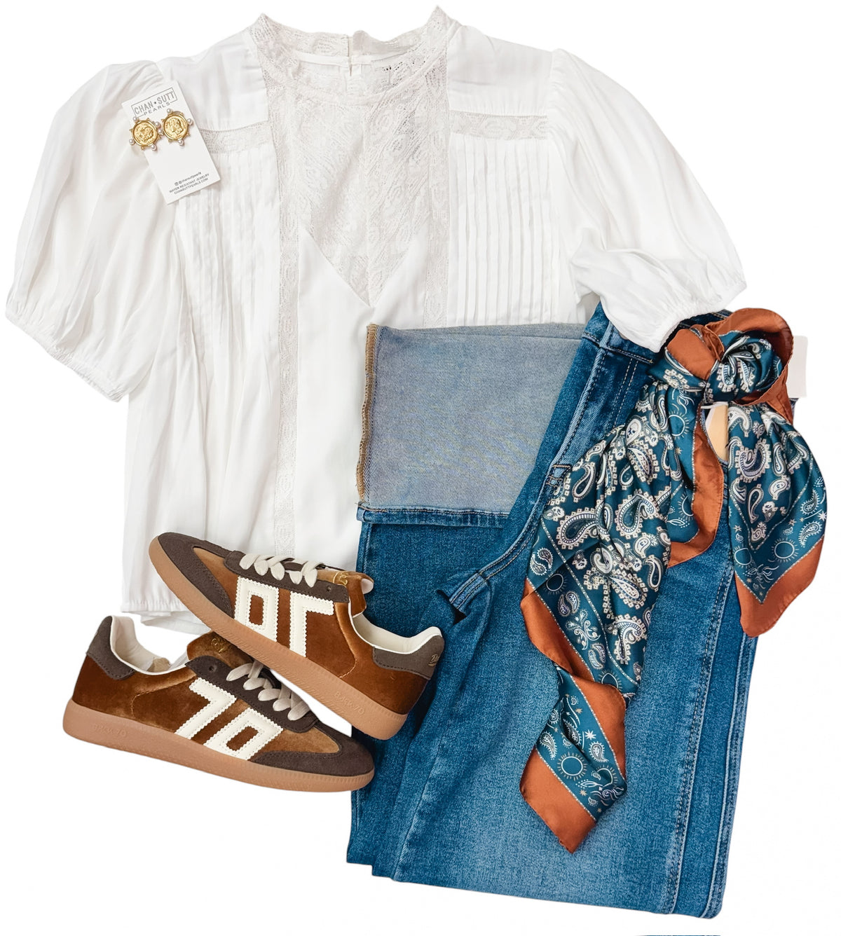 Delicate Darling Off White Blouse