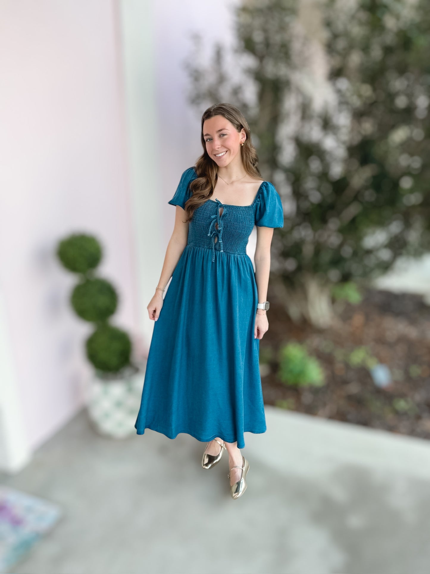 Tied To You Denim Dress