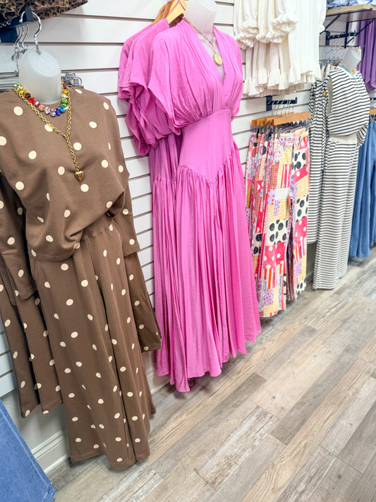 All Yours Mocha Polka Dot Set