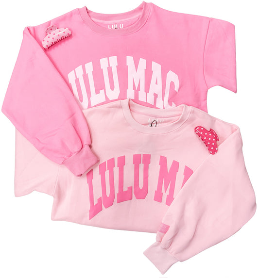Light Pink/Pink Puff LuLu Mac Sweatshirt