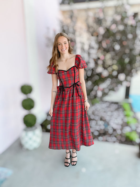 Christmas Wonder Plaid Dress