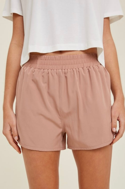 Take A Walk With Me Frost Rose Shorts