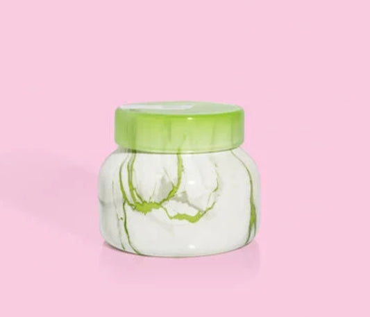 19 0z Honeydew Crush Modern Marble Jar Candle