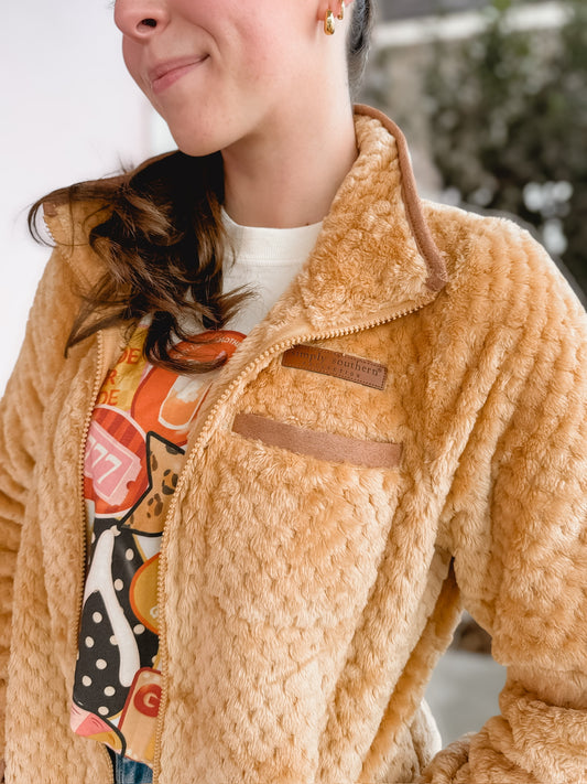 Latte Sherpa Jacket