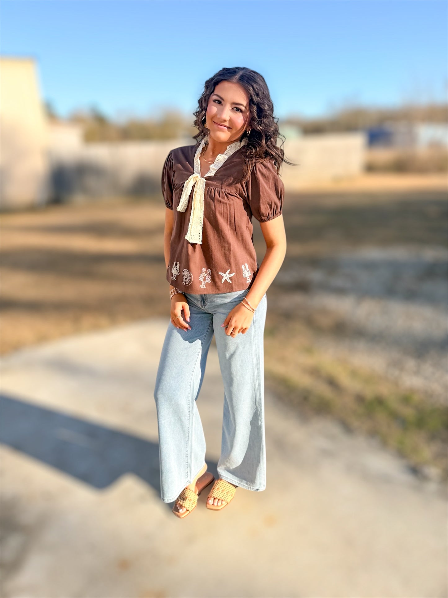 Sea Life Chocolate Bow Top