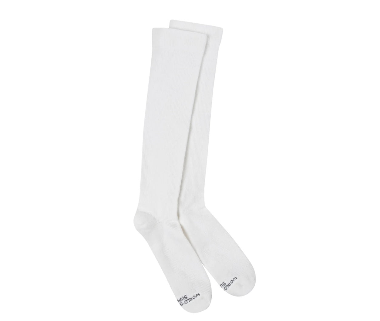 Support Fit White Socks