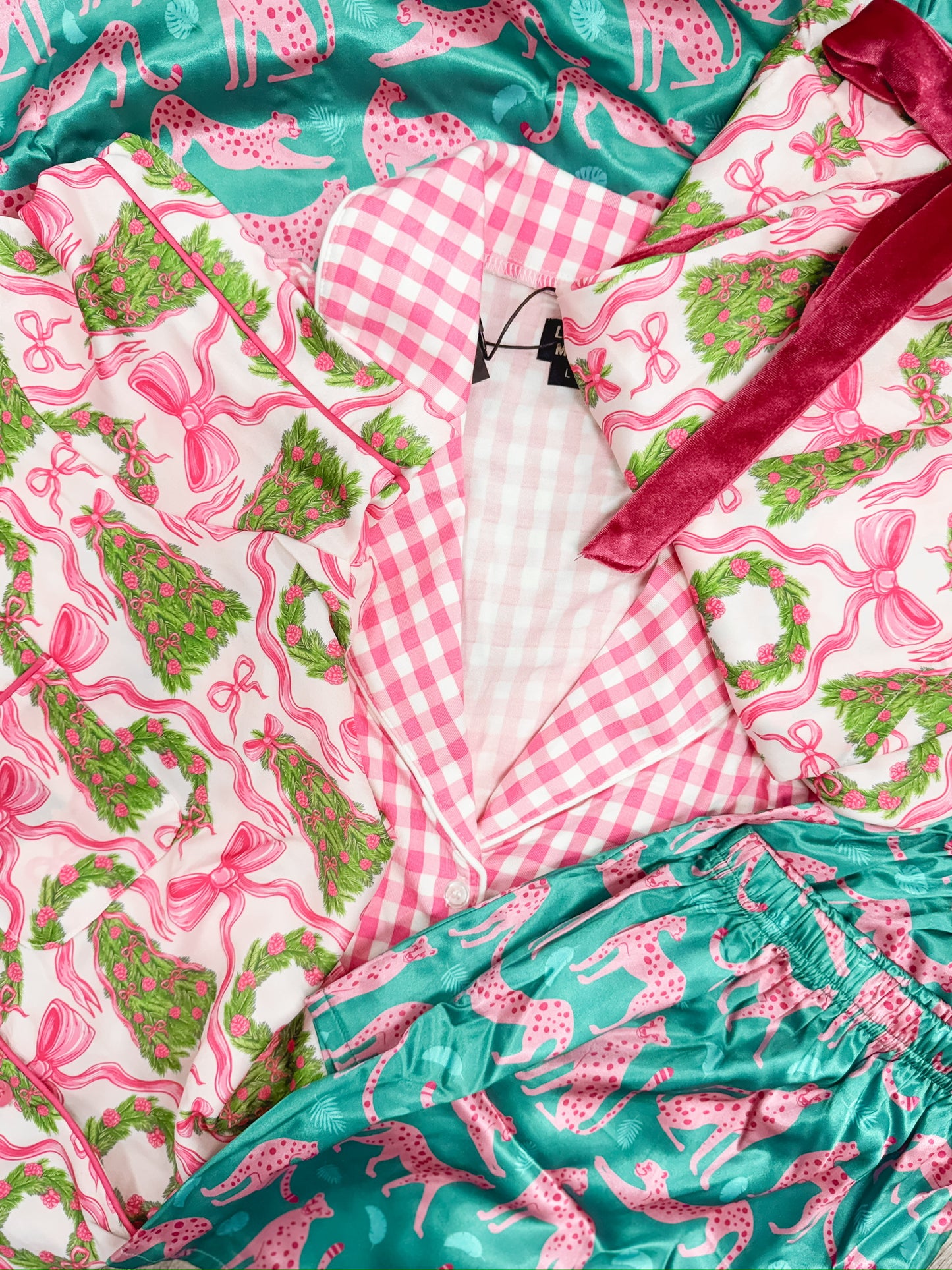 PF Doorbuster #3 Pink Tree PJ Set